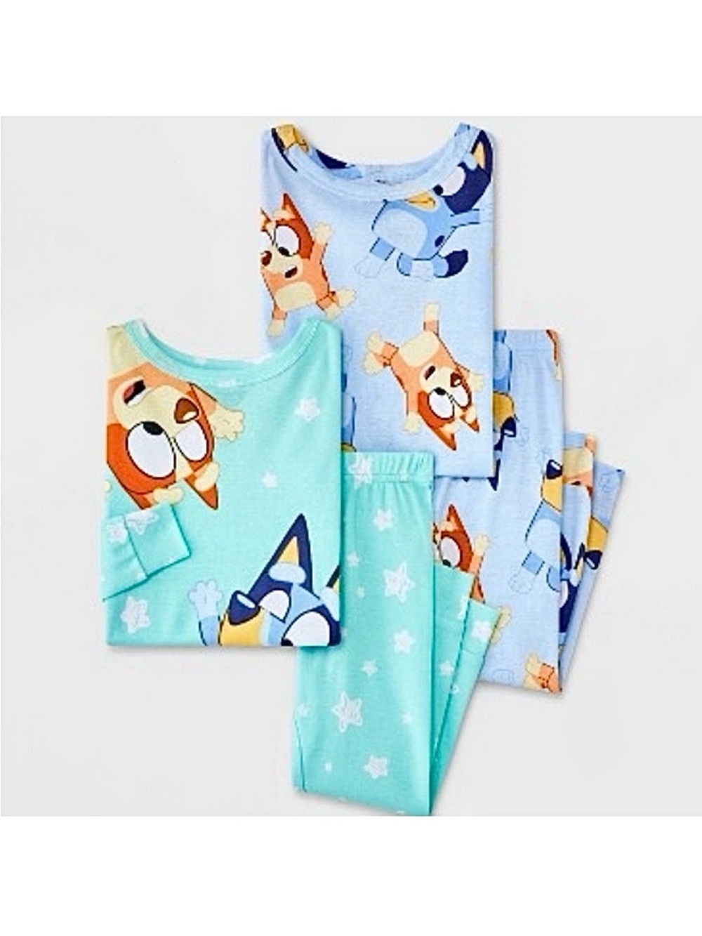 🆕- SET OF 2 PAJAMAS- Toddler BLUEY Snug Fit Cotton Pajama Sets - Size: 18mo